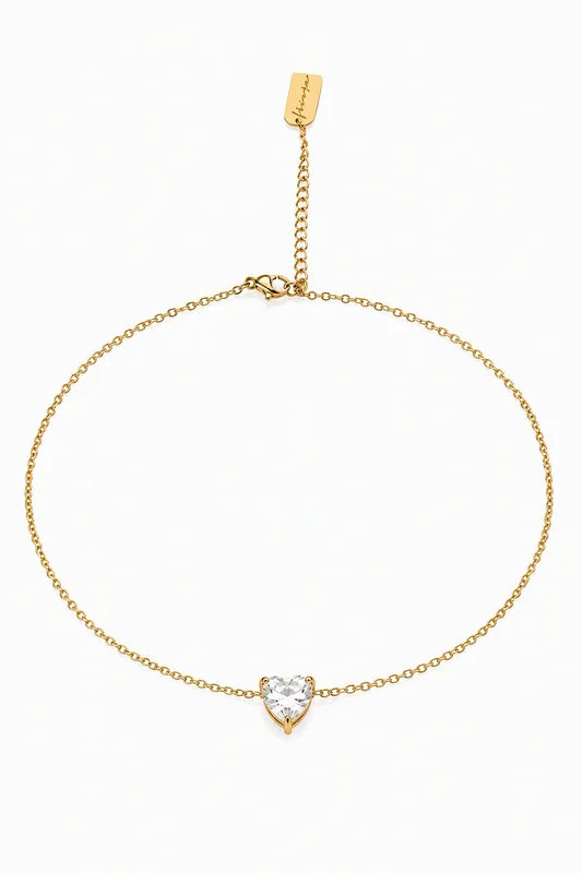Κολιέ Big Crystal Heart