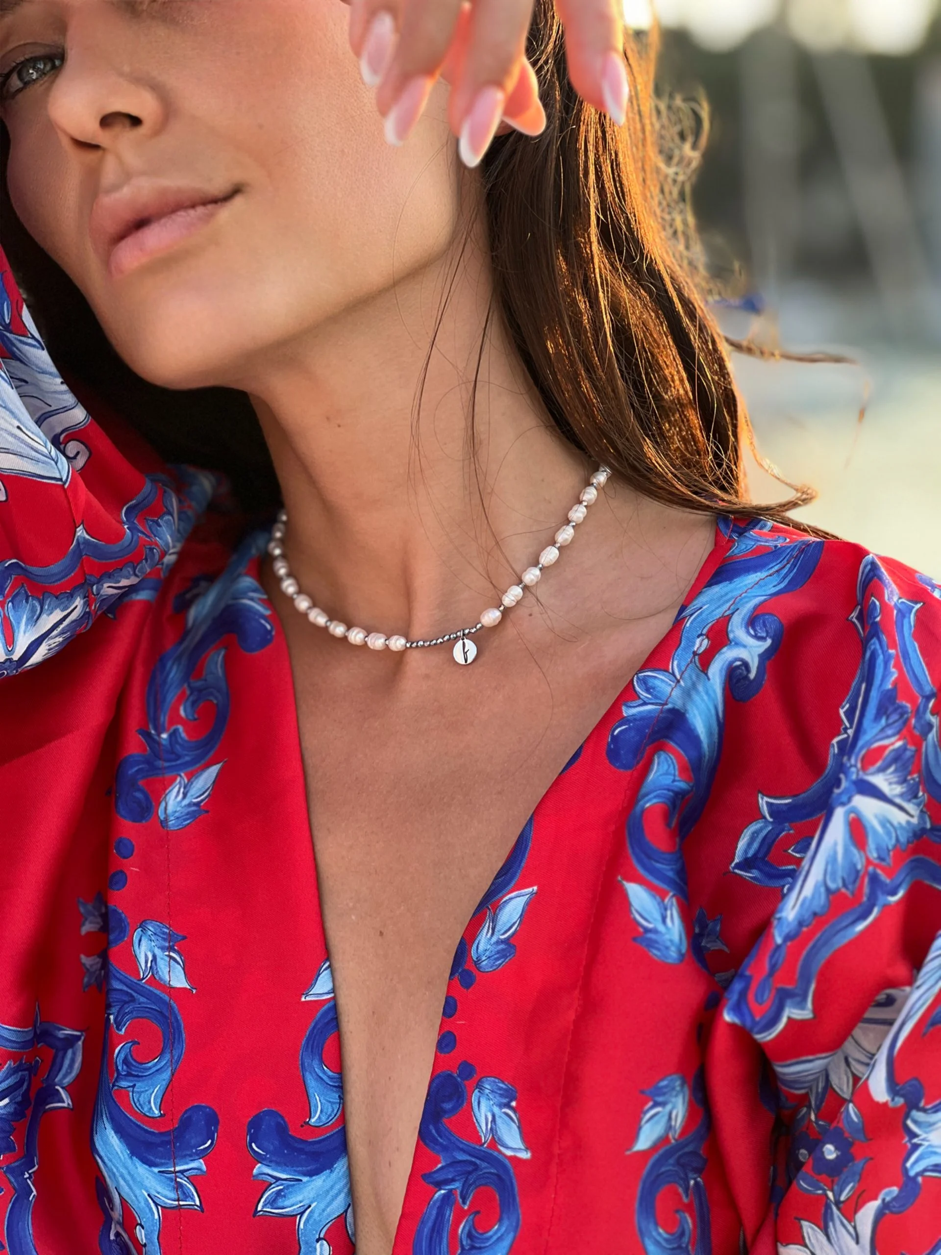 Κολιέ Rice Pearls Premium