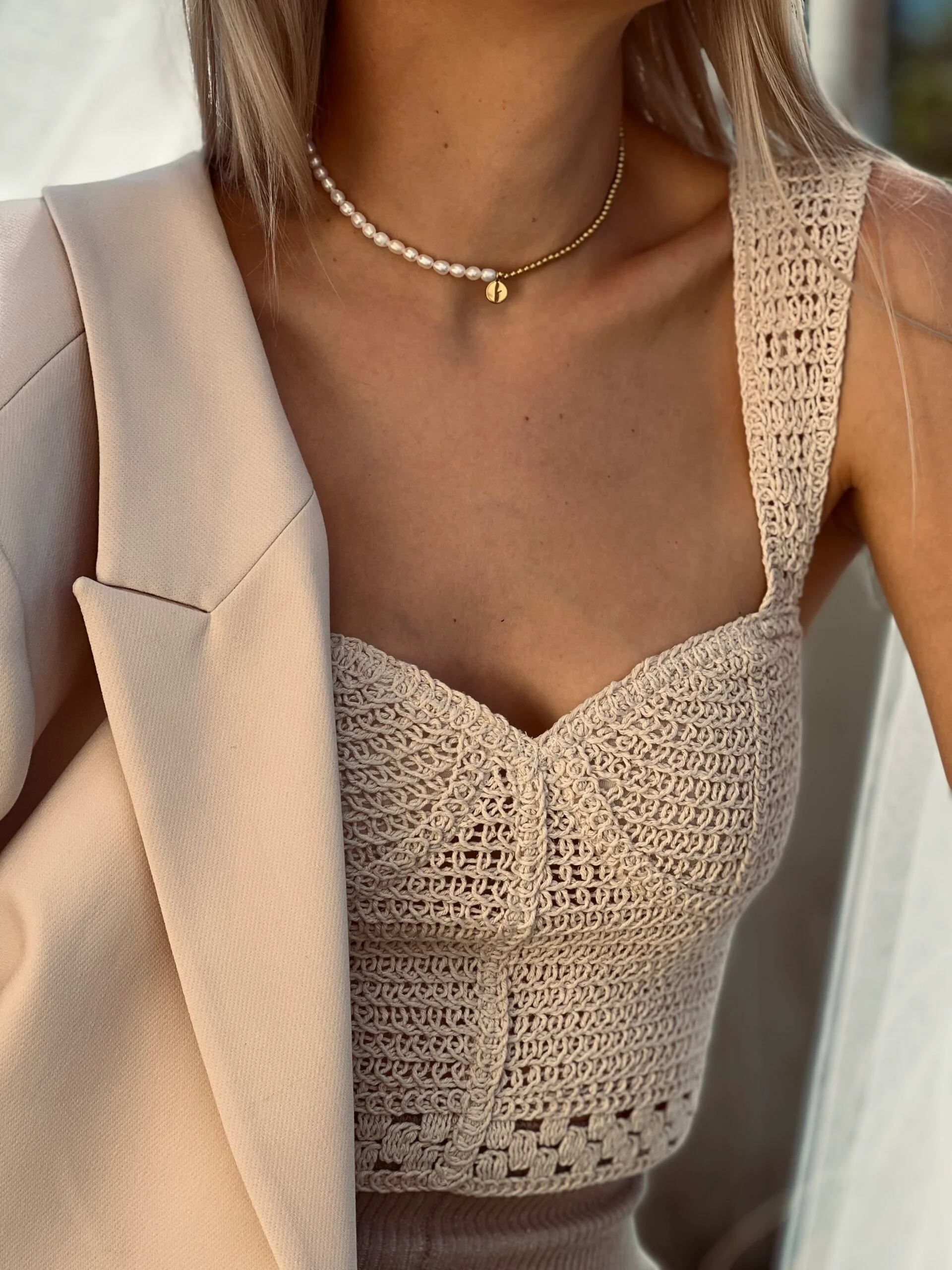 Κολιέ Rice Pearls Blended