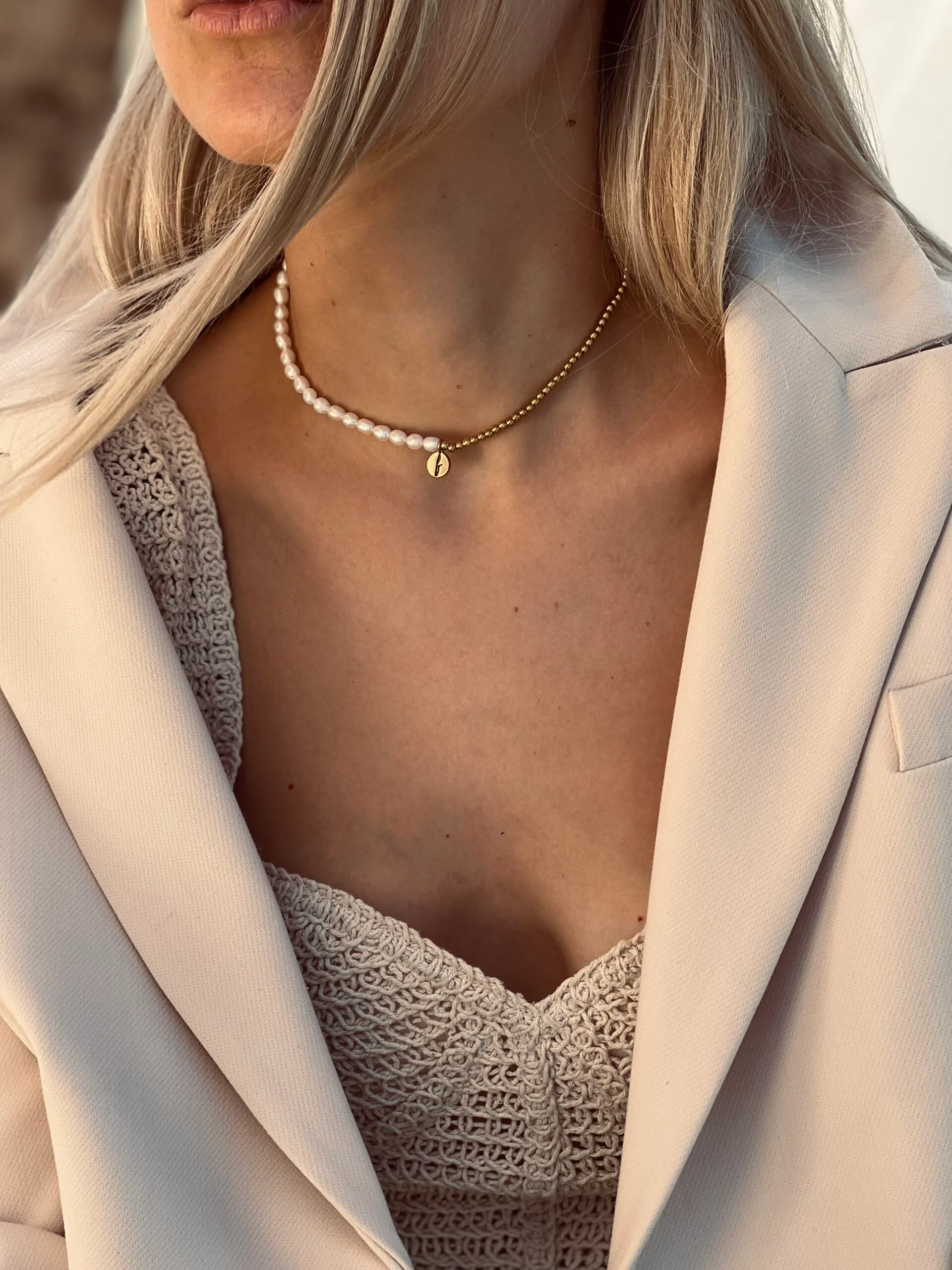 Κολιέ Rice Pearls Blended