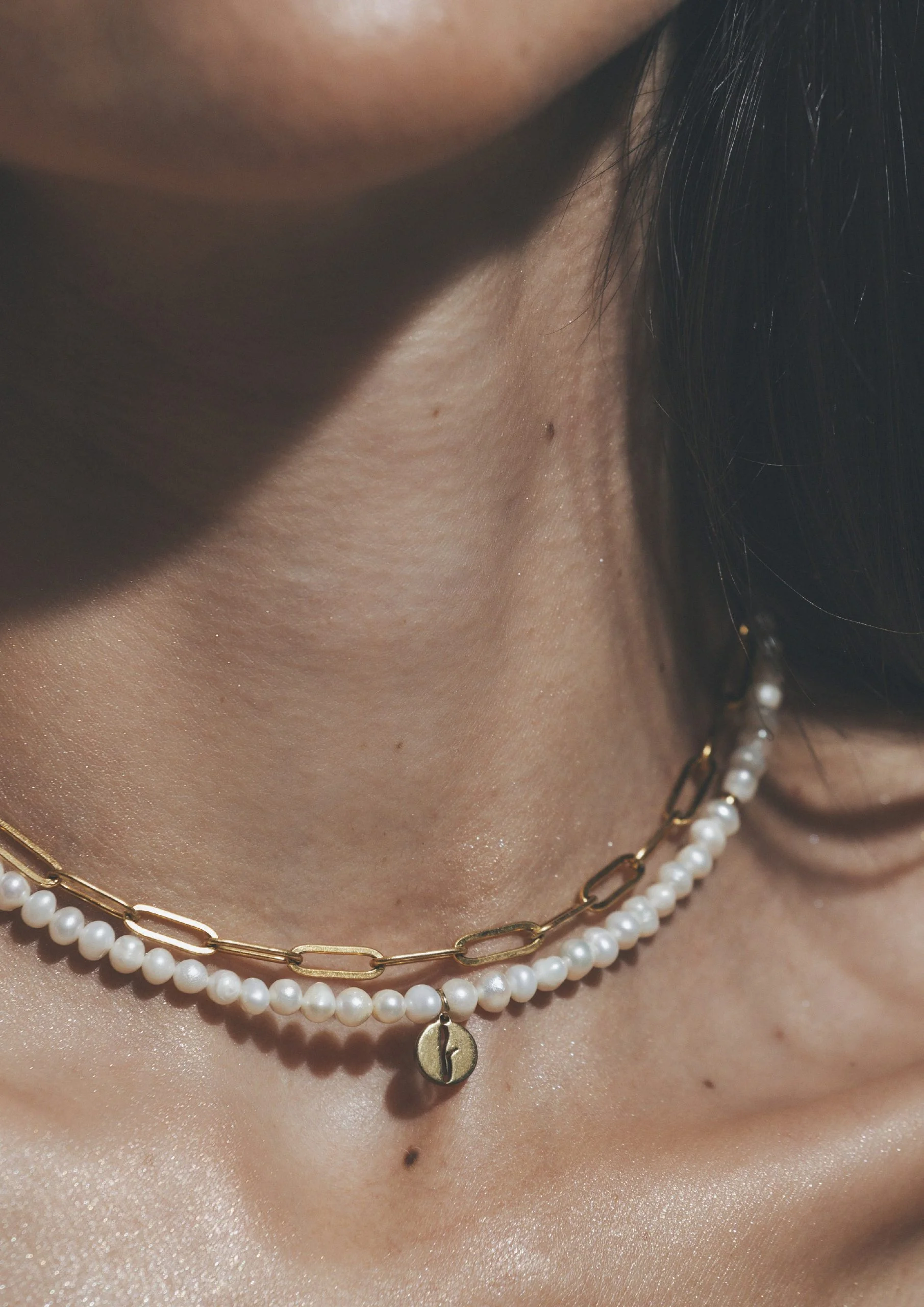 Κολιέ Pearls & Clips