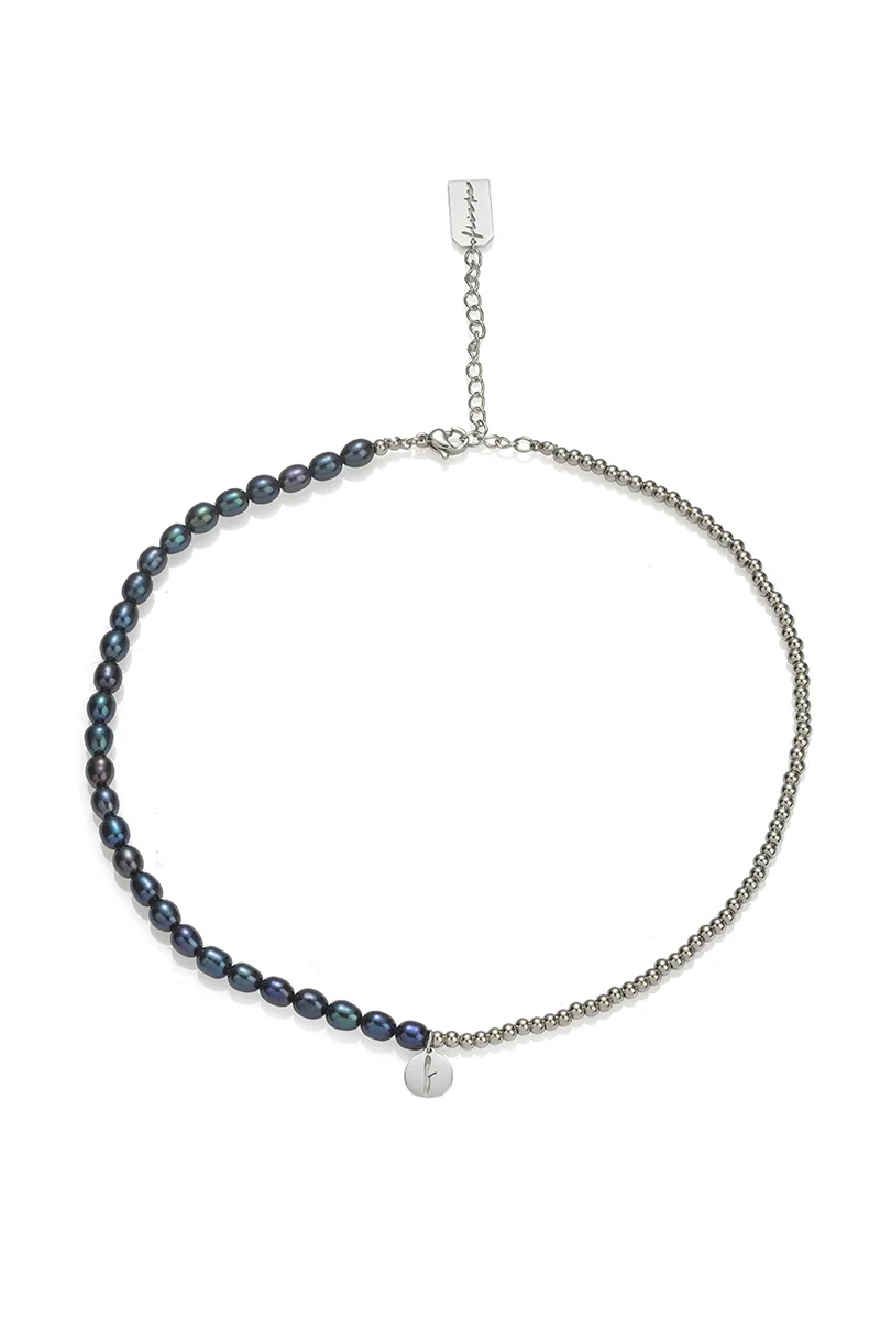 Κολιέ Rice pearls blended Deep