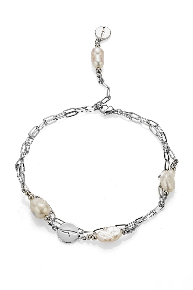 Βραχιόλι για αστράγαλο Rhythm of Pearls