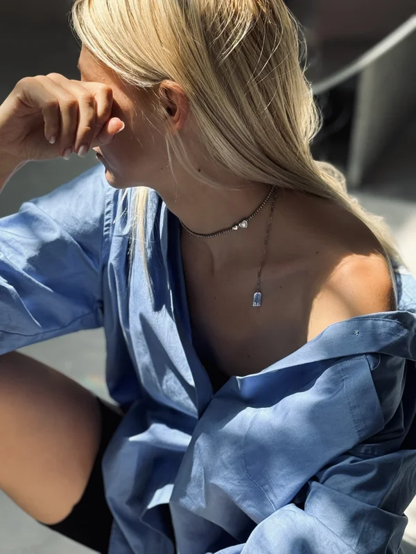 Κολιέ Double Hearted