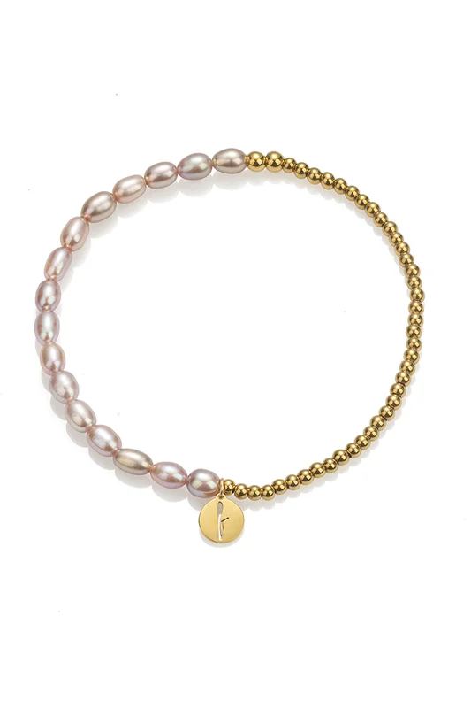 Βραχιόλι αστραγάλου Rice pearls blended