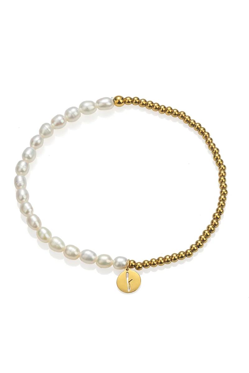 Βραχιόλι αστραγάλου Rice pearls blended